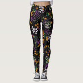 Bloemenbed Leggings (Voorkant)