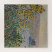 Bloemenbedden bij Vétheuil Monet Legpuzzel (Horizontaal)