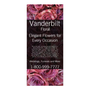 Bloemenbedrijf Bloemist Pink Roses Rack Kaart