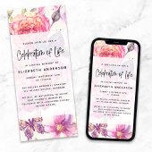 bloemenbegrafenis digitale uitnodiging