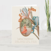 Bloemenbegrafenis Overlijdensvolgorde Programma (Voorkant)