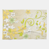 Bloemenbehang 3 theedoek (Horizontaal)