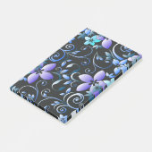 Bloemenbehang 6 post-it® notes (Schuin)