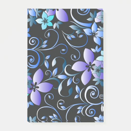 Bloemenbehang 6 post-it® notes (Voorkant)