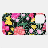 Bloemenbehang Grote Bloemen Patroon Case-Mate iPhone Case (Achterkant (horizontaal))