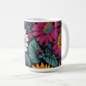 Bloemenbehang Mokken & kopjes (Voorkant rechts)