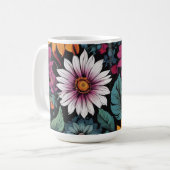Bloemenbehang Mokken & kopjes (Voorkant links)