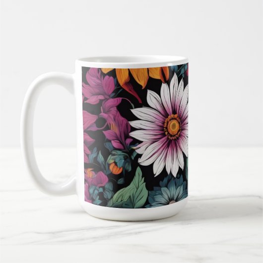Bloemenbehang Mokken & kopjes (Links)