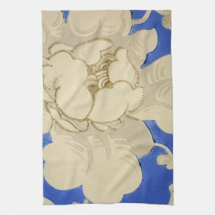 Bloemenbehang Vintage Patroon Theedoek