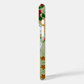  bloemenbehangpatroon, Antiek bloemen Case-Mate iPhone Case (Achterkant / Links)