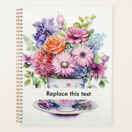 Bloemenbeker: 1 van 75 planner (Voorkant)