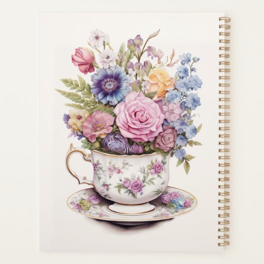 Bloemenbeker: 4 van 75 planner (Achterkant)