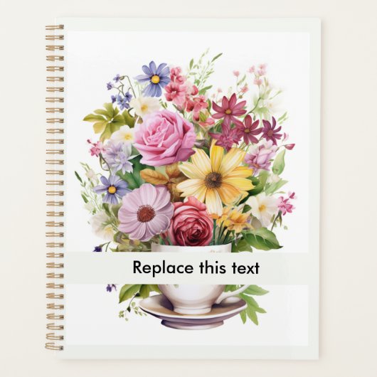 Bloemenbeker: 5 van 75 planner (Voorkant)