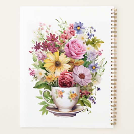 Bloemenbeker: 5 van 75 planner (Achterkant)