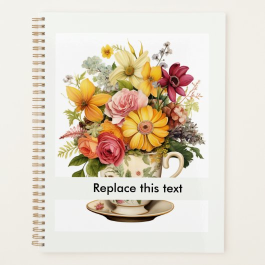 Bloemenbeker: 6 van 75 planner (Voorkant)