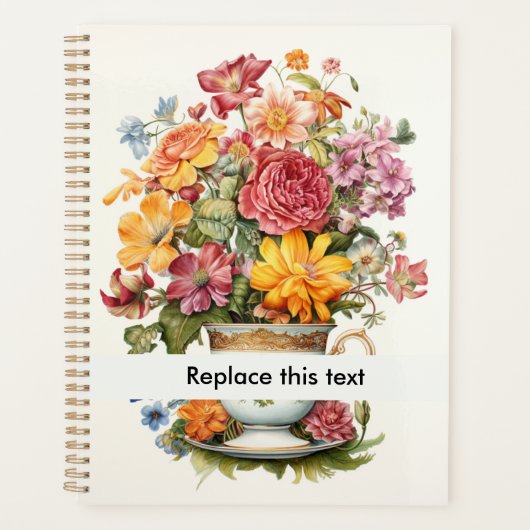 Bloemenbeker: 8 van 75 planner (Voorkant)