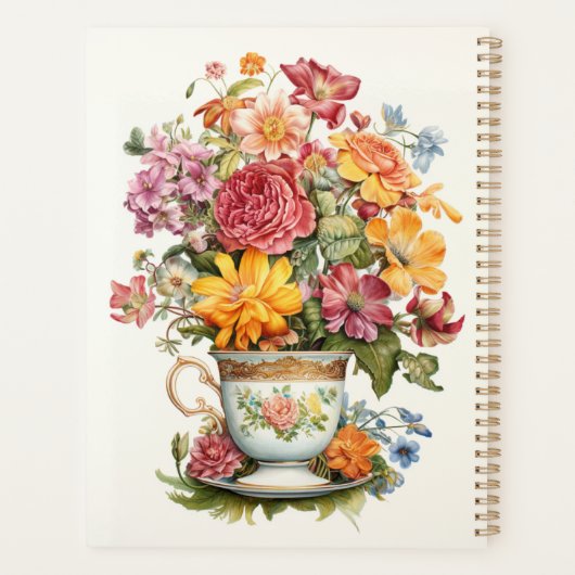 Bloemenbeker: 8 van 75 planner (Achterkant)