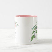 bloemenbeste ooit mama two-tone koffie Mok (Center)