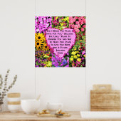  BLOEMENBIJBEL JEREMIA 29:11 POSTER (Keuken)