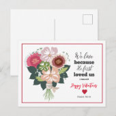 Bloemenbijbel Valentijns Briefkaart (Voorkant / Achterkant)