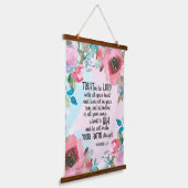 Bloemenbijbel Verse Set van twee Hangend Wandkleed (Gebogen)