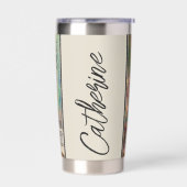 Bloemenbijbelverzen gepersonaliseerd geïsoleerde drinkbeker (Links)