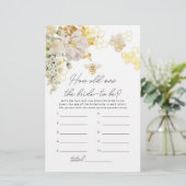 Bloemenbijen Hoe oud was de bruid om te spelen (Staand voorkant)