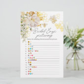 Bloemenbijen vrijgezellenfeest emoji pictionary sp (Staand voorkant)