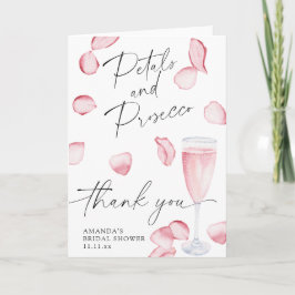 Bloemenblaadjes en Prosecco - bedankt bruidsfeest