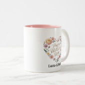 Bloemenblad Happy Mother Day Mokken Gift Cup (Voorkant rechts)