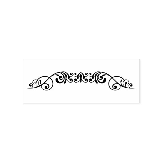 bloemenblad rubberstempel (Afrduk)