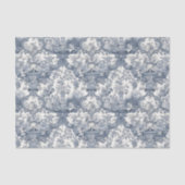  bloemenblauw naadloos Toile de Jouy Tissuepapier (Voorkant)