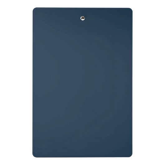  bloemenblauw toile de jouy monogram mini klembord (Achterkant)