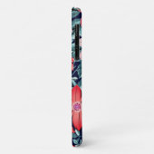  bloemenblauw tuinroze bloemen gierig Case-Mate iPhone case (Achterkant/links)