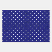 bloemenblauwe turquoise toile jouy inpakpapier vel (Voorkant 2)