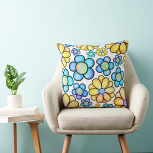 Bloemenbloei 20x20 Sierkussen