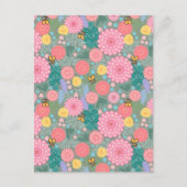 Bloemenbloei Briefkaart (Voorkant)