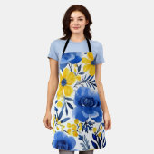 Bloemenbloei Keuken Schort (Gedragen)