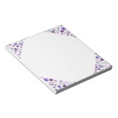 Bloemenbloei Notitieblok - White Corner Charm (Schuin)