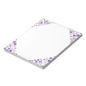 Bloemenbloei Notitieblok - White Corner Charm (Linkerzijde)