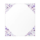 Bloemenbloei Notitieblok - White Corner Charm (Voorkant)