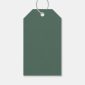 Bloemenbloei waterverf cadeaulabel (Achterkant)