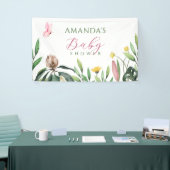 Bloemenbloei waterverf spandoek (Beurs)