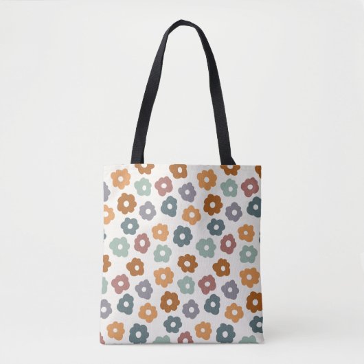 Bloemenbloem Canvas tas (Voorkant)