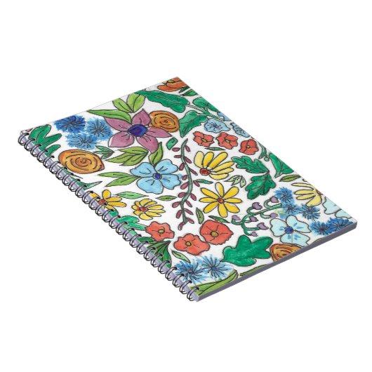 Bloemenbloem Notitieboek (Rechterzijde)