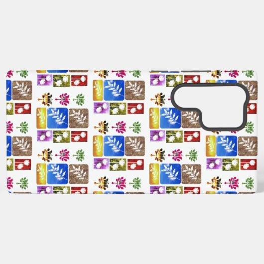 bloemenbloemen samsung galaxy hoesje (Achterkant horizontaal)