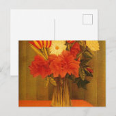 Bloemenbloemen van Henri Rousseau Briefkaart (Voorkant / Achterkant)