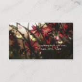 bloemenbloemenbloemkool Business Ca Visitekaartje (Achterkant)