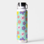 Bloemenbloesem waterfles (Achterkant)