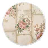  bloemenblokken keramische knop (Voorkant)